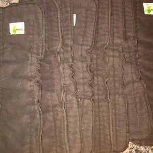 8 charcoal diaper inserts, “Naturally Nature”